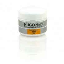 HUGO Nails Red, raudonas spalvotas gelis 5ml