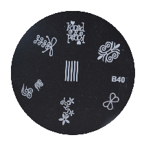 Antspaudų šablonas B40