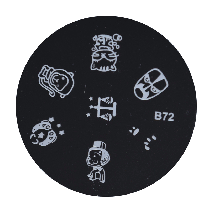 Antspaudų šablonas B72