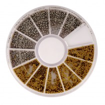 Auksiniai ir sidabriniai karoliukai