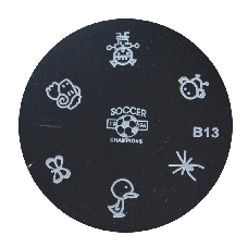 Antspaudų šablonas B13