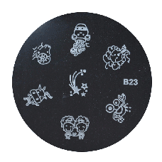 Antspaudų šablonas B23