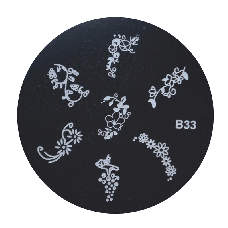 Antspaudų šablonas B33