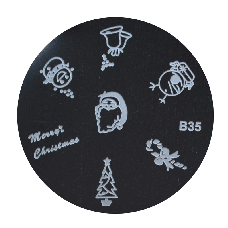 Antspaudų šablonas B35