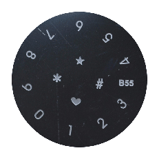 Antspaudų šablonas B55