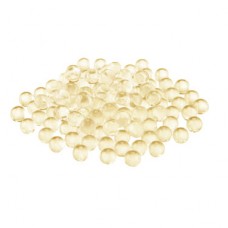 Stikliniai karoliukai, geltoni 5g.