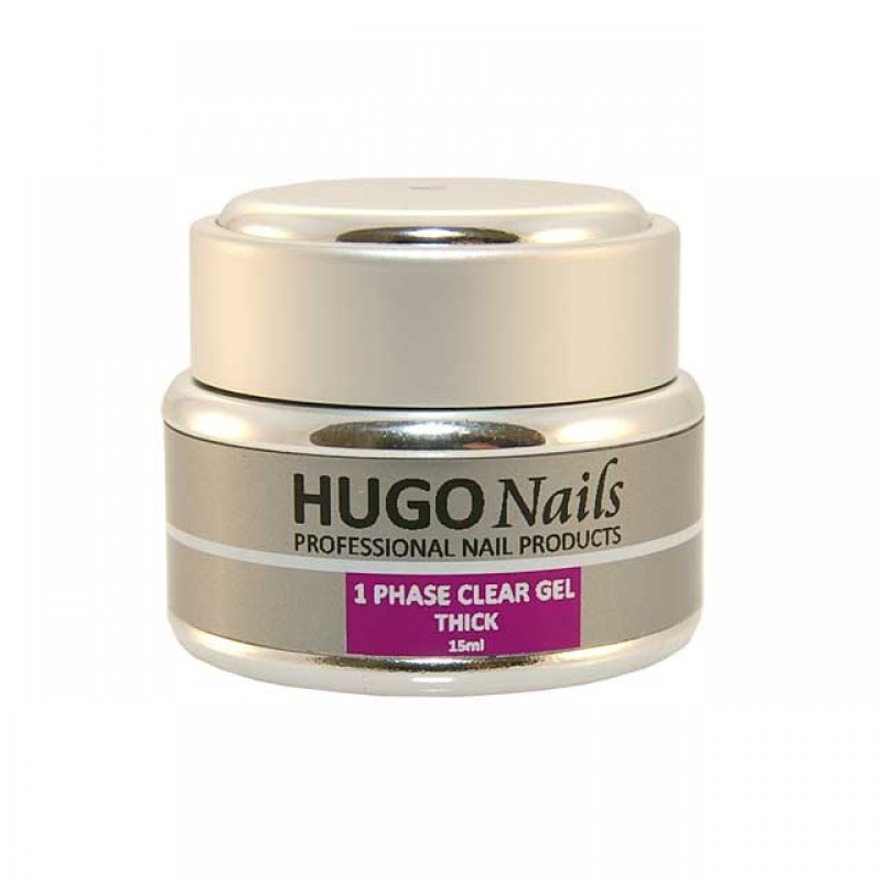 HUGO Nails "Thick" tirštas formuojamasis UV gelis 15ml